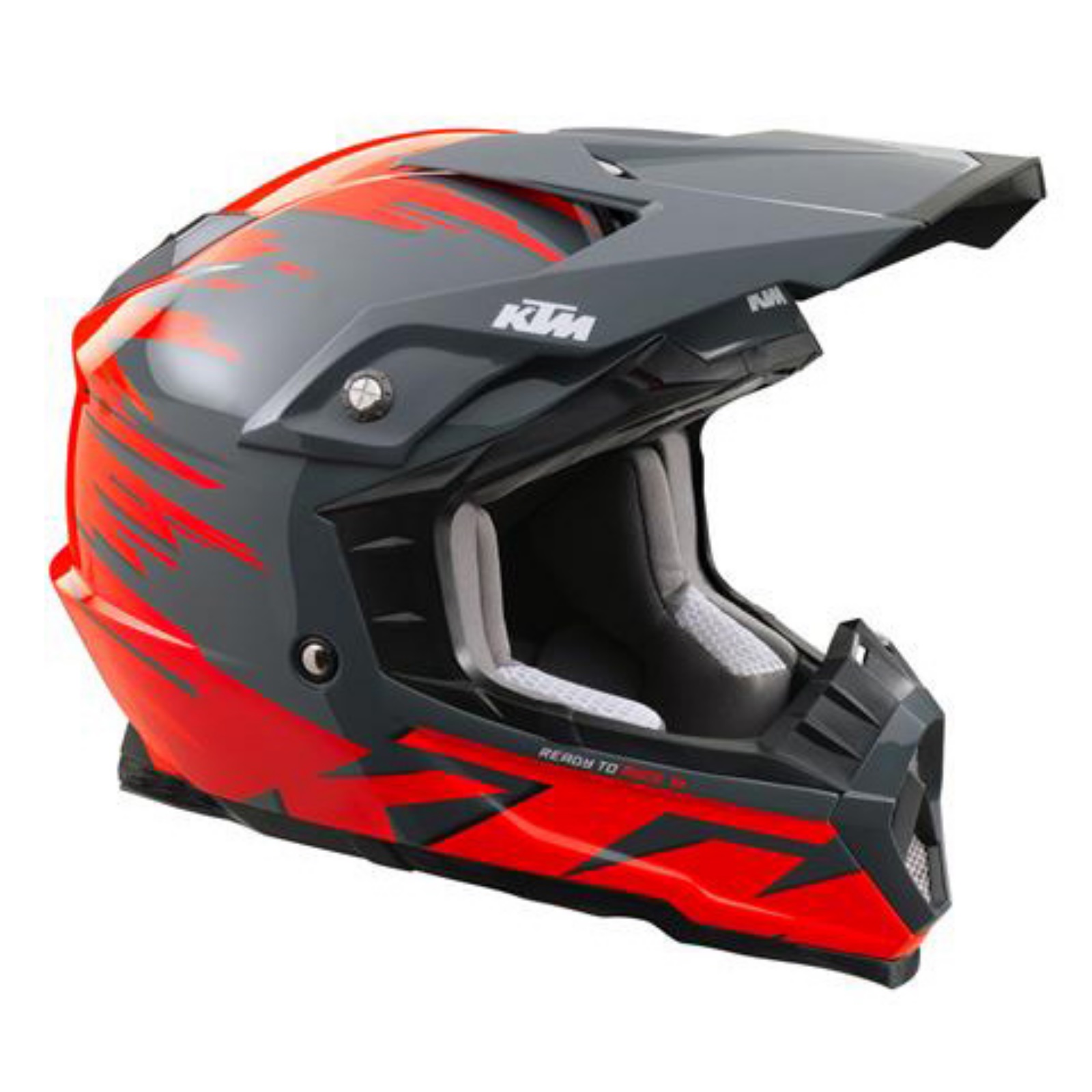 KTM Genuine DynamicFX Motorcycle Motocross MX Bike Crash Helmet Orange